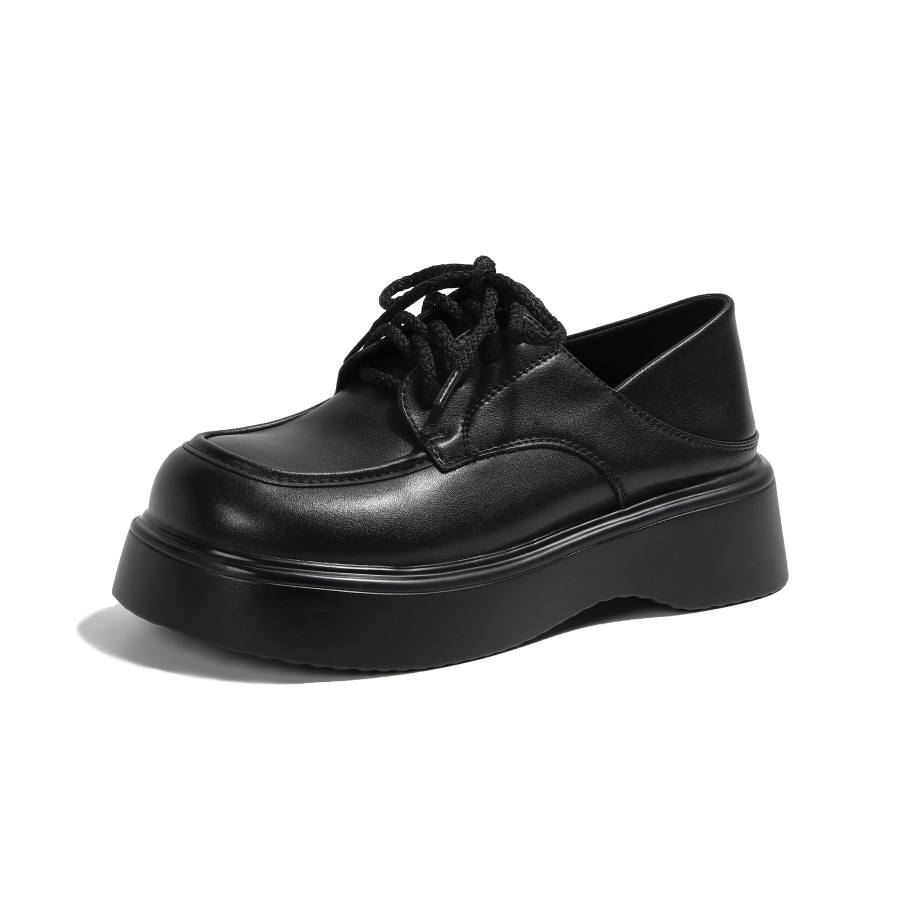 BOJUEMAO Cow Split Leather Casual Shoes Women's