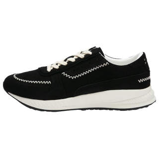 DAVID NAMAN Synthetic Leather Low top Casual Shoes Men's Black
