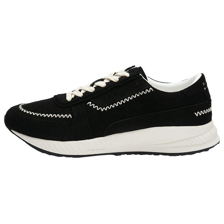 DAVID NAMAN Synthetic Leather Low top Casual Shoes Men's Black