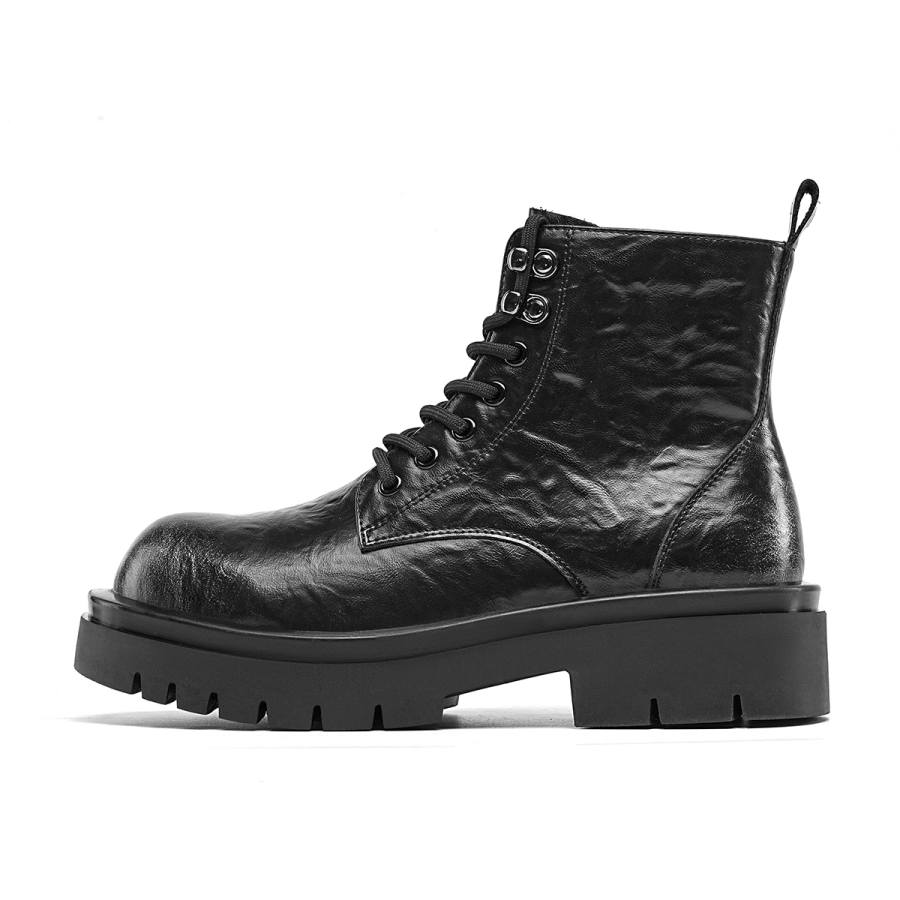 C°BANNER C°BANNER Synthetic Leather Ankle Boots Men's Black