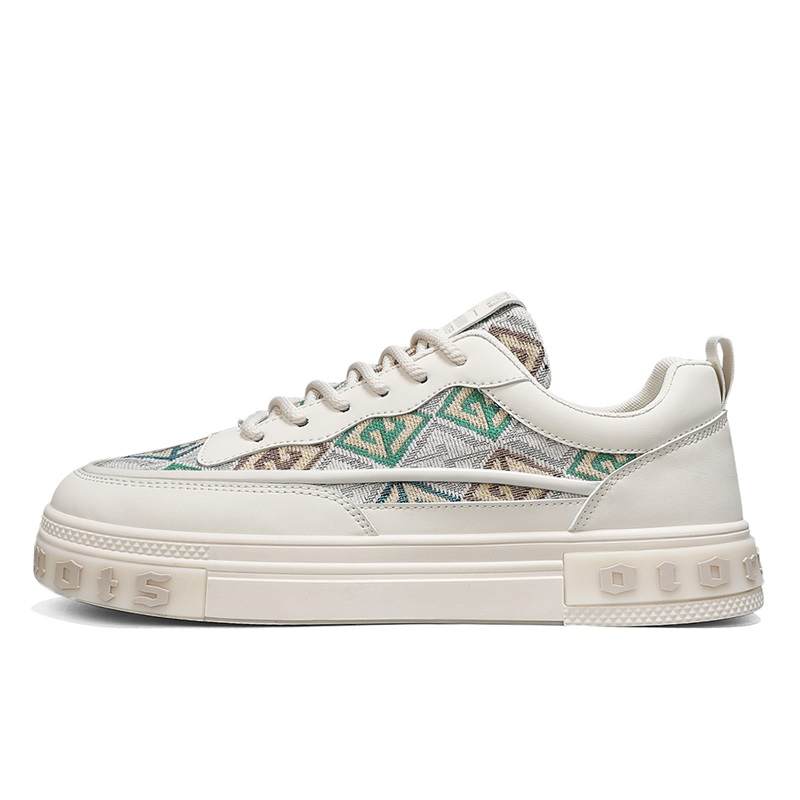 GONGNIUMEILI Pu Low top Skateboard Shoes Men's