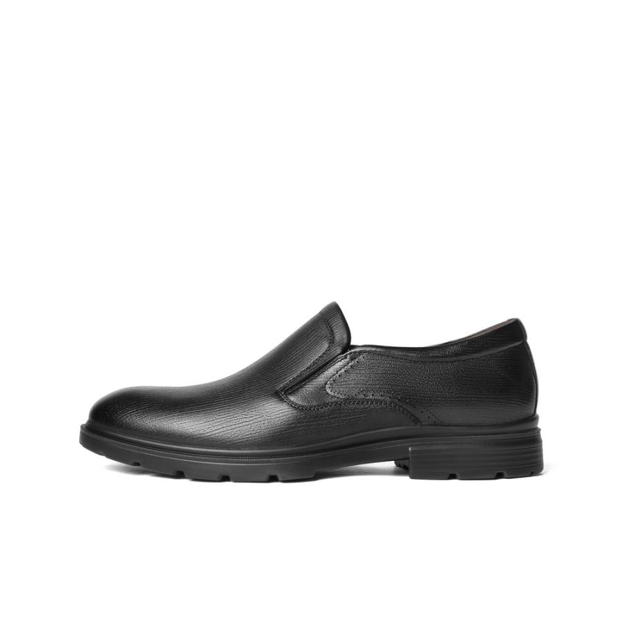 BELLE Casual Leather Shoes Men's Low Top Black