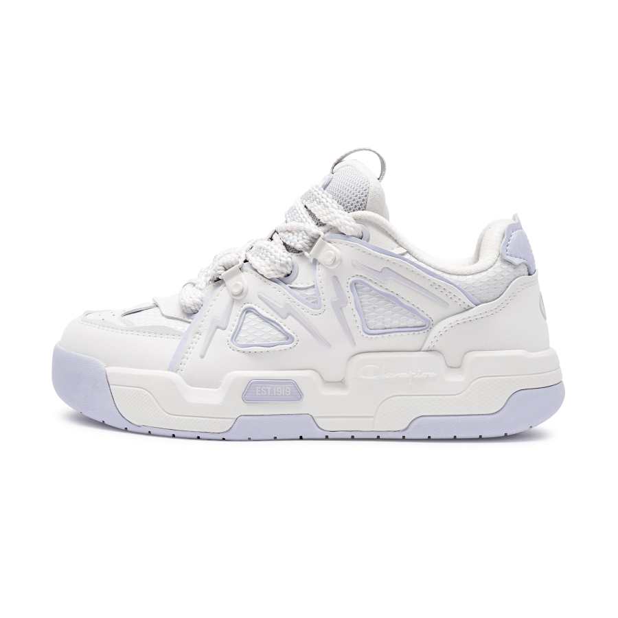 Champion Mix Skate V1 Low top Skateboard Shoes Women's White Purple