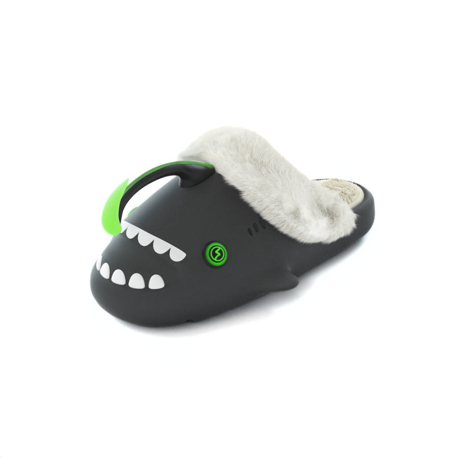 HelloSlippers HelloSlippers Shark Winter Sharkicks Winter Lantern Fish, Closed Toe Slippers Open Heel Unisex