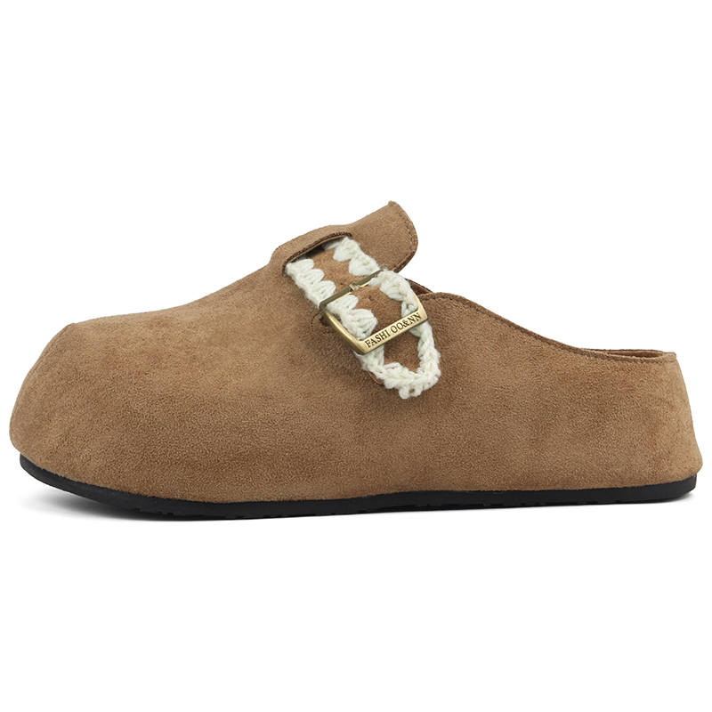 JIANGBANG Abrasion Resistant Slip Resistant Closed Toe Slippers Women's