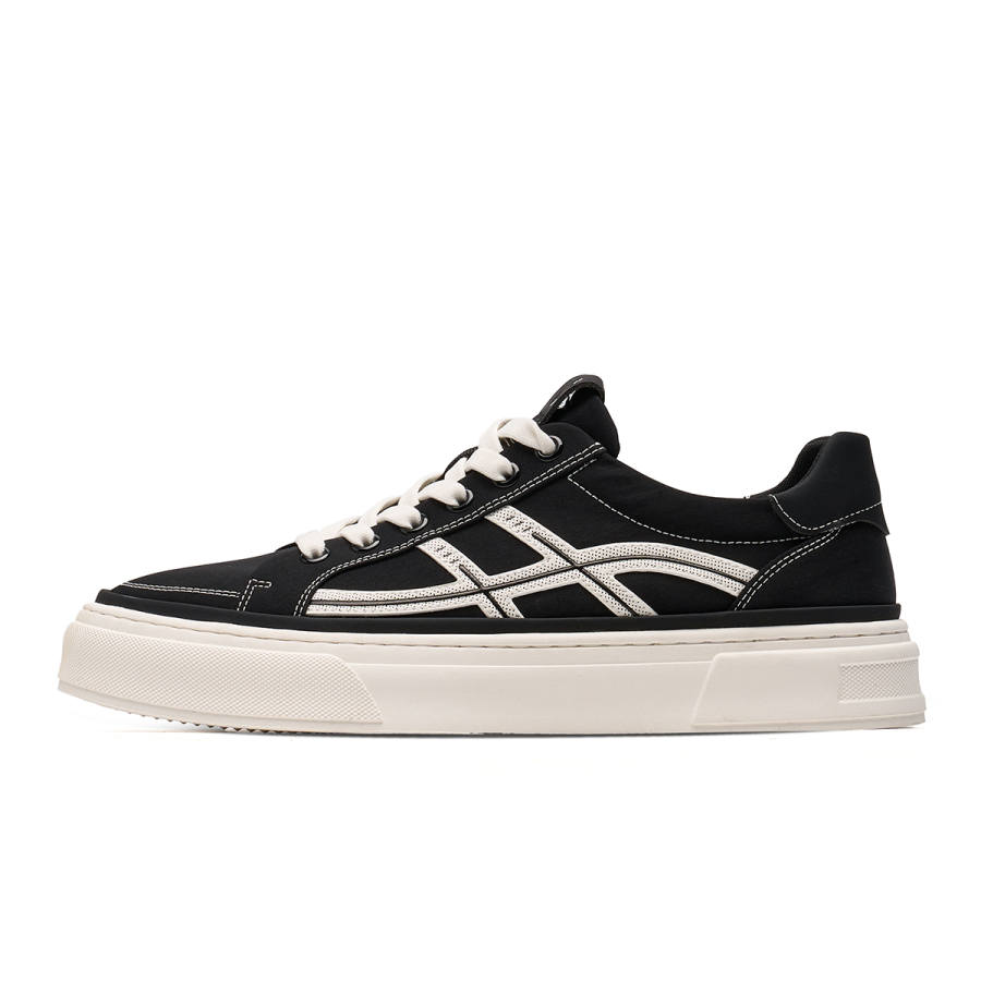 C°BANNER Abrasion Resistant Low top Canvas Shoes Men's Black