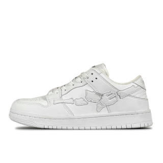 ZUIBANG Low top Skateboard Shoes Unisex White