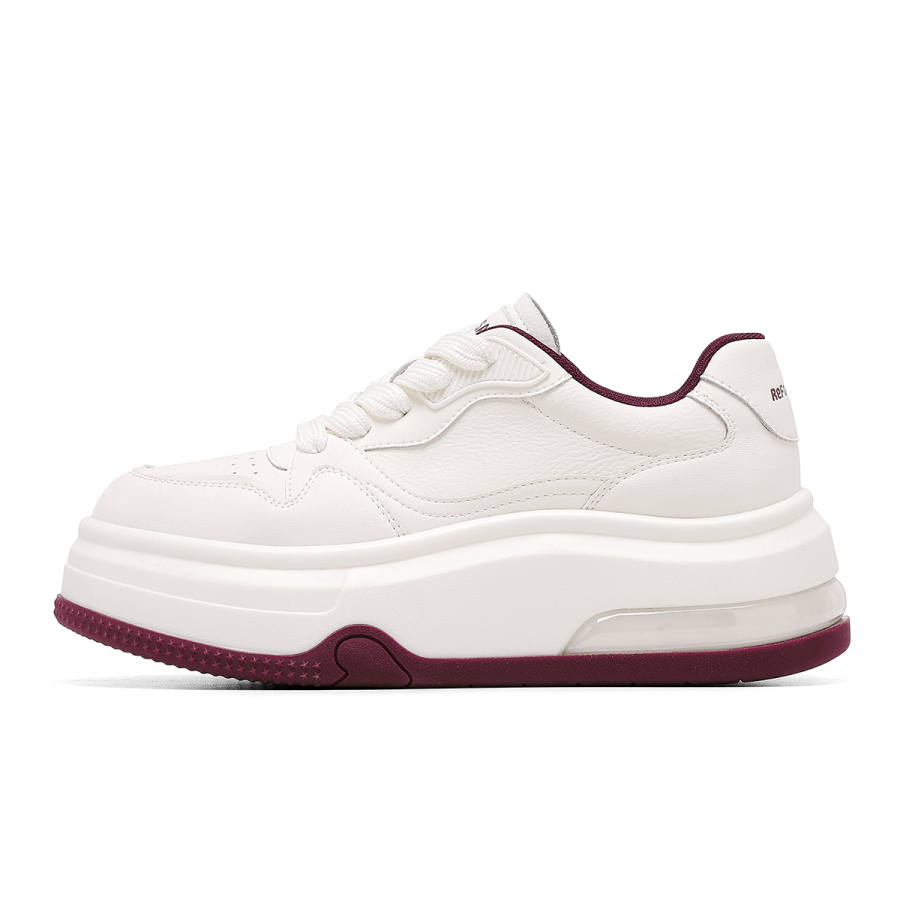 ST&SAT Synthetic Leather, Split Cow Leather Low top Skateboard Shoes Women's