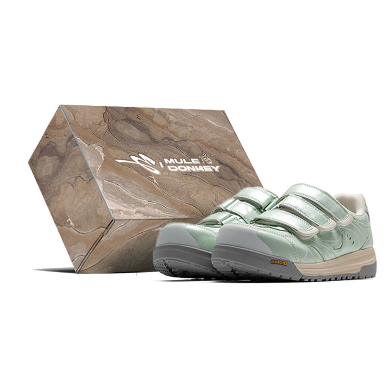 Mule Donkey Mule Donkey Microfiber Leather Slip Resistant Support Slip Resistant Support Low top Skateboard Shoes Unisex Mint Green