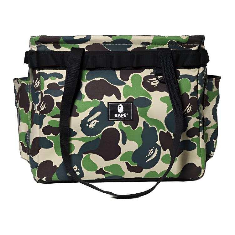 A BATHING APE Cotton Handbag Regular Women's Camouflage