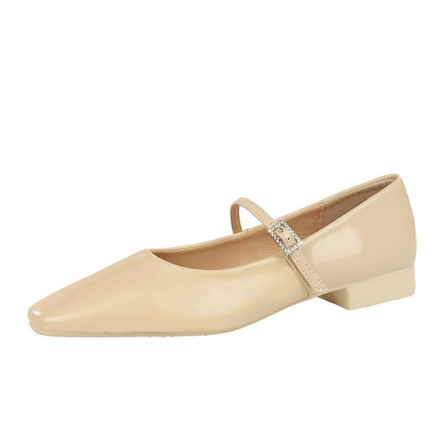 Bamiti Mary Jane Shoes Women's Apricot