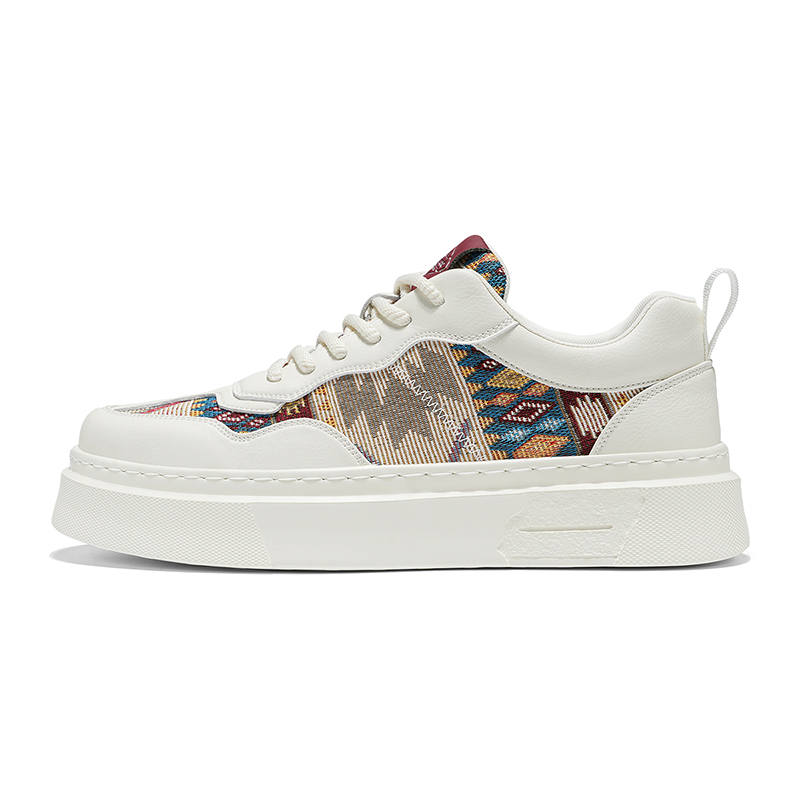 HLA Skateboard Shoes Men's Low Top White, White Blue
