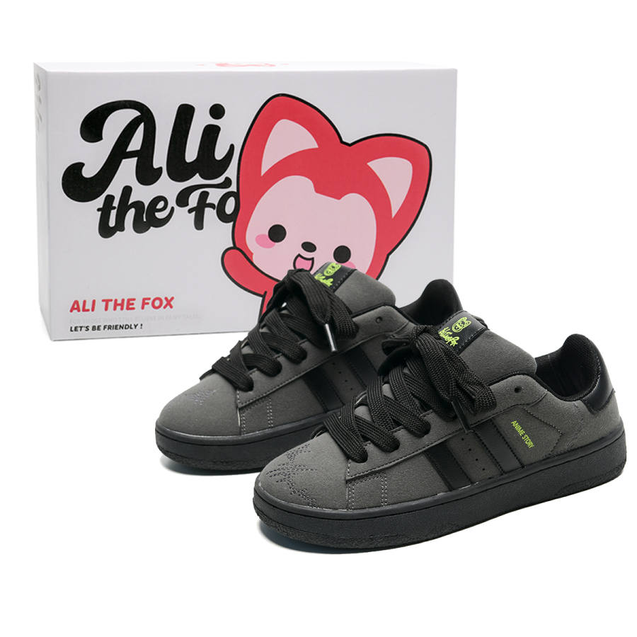 ALI THE FOX Slip Resistant Cushioning Abrasion Resistant Lightweight Low top Skateboard Shoes Unisex Box Included