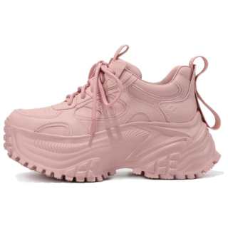 DIBO Cow Leather Slip Resistant And Breathable Low top Chunky Sneakers Women's