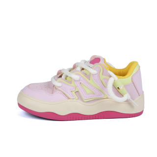 TIMSVOL Slip Resistant Abrasion Resistant Slip Resistant Abrasion Resistant Low top Skateboard Shoes Women's Pink