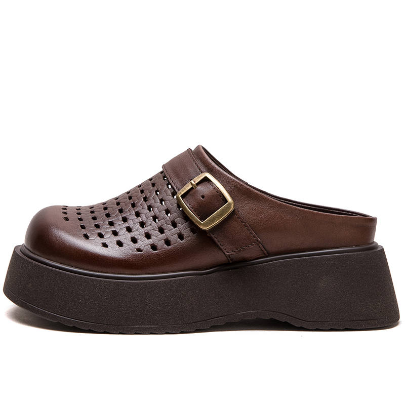JIEZHOU Closed Toe Slippers Women's