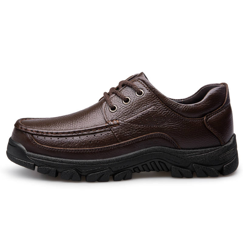 LEXON Casual Leather Shoes Men's Low Top Black