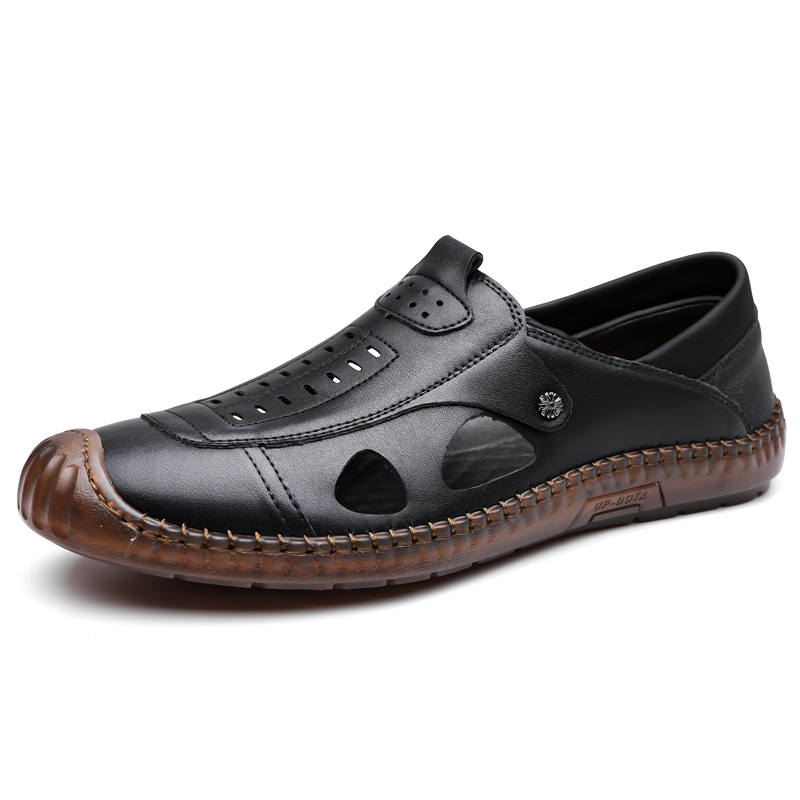 YILICHUANZHANG Cow Leather Casual Shoes Men's