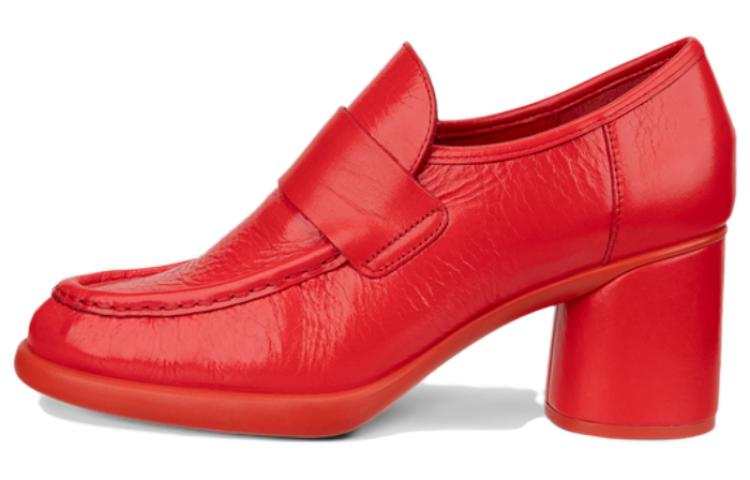 Ecco Natacha Ramsay Levi x Ecco Chunky Heel High Heels 5.5cm Women's Red