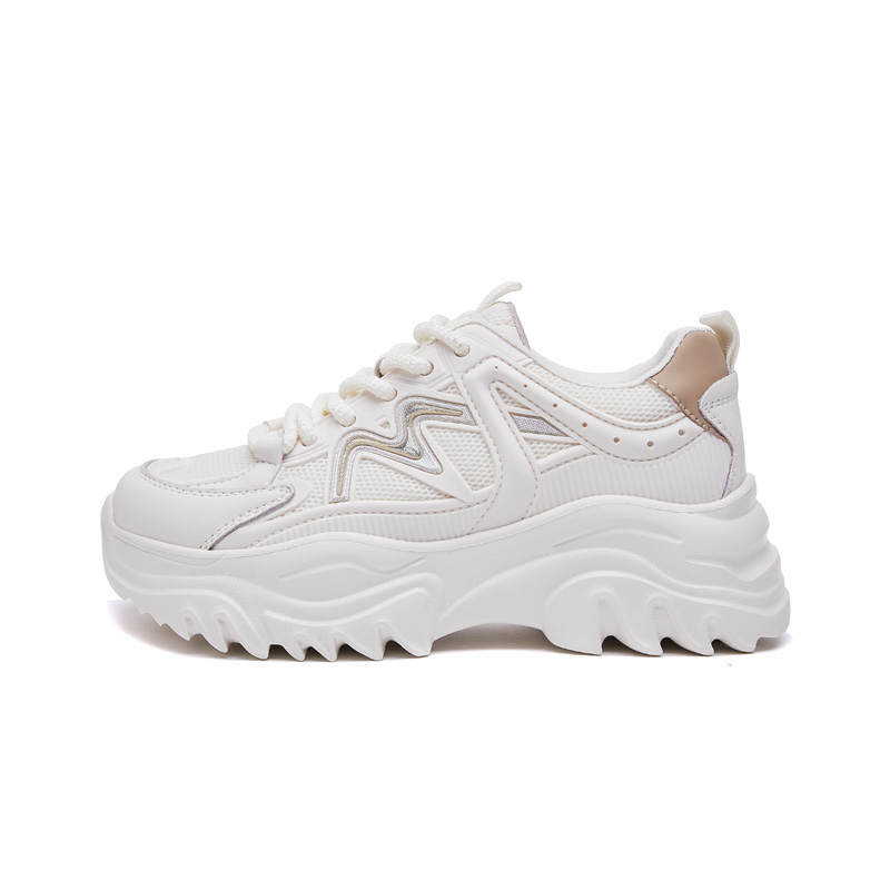 GONGNIUMEILI Pu Low top Chunky Sneakers Women's