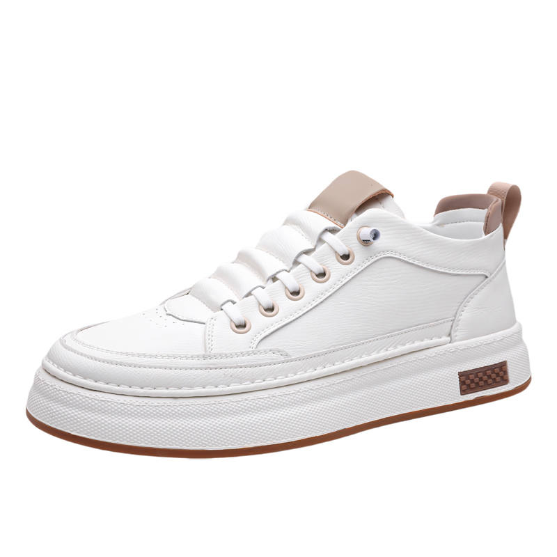 POPULAR ROUSE PR Cow Split Leather Slip Resistant Low top Skateboard Shoes Men's