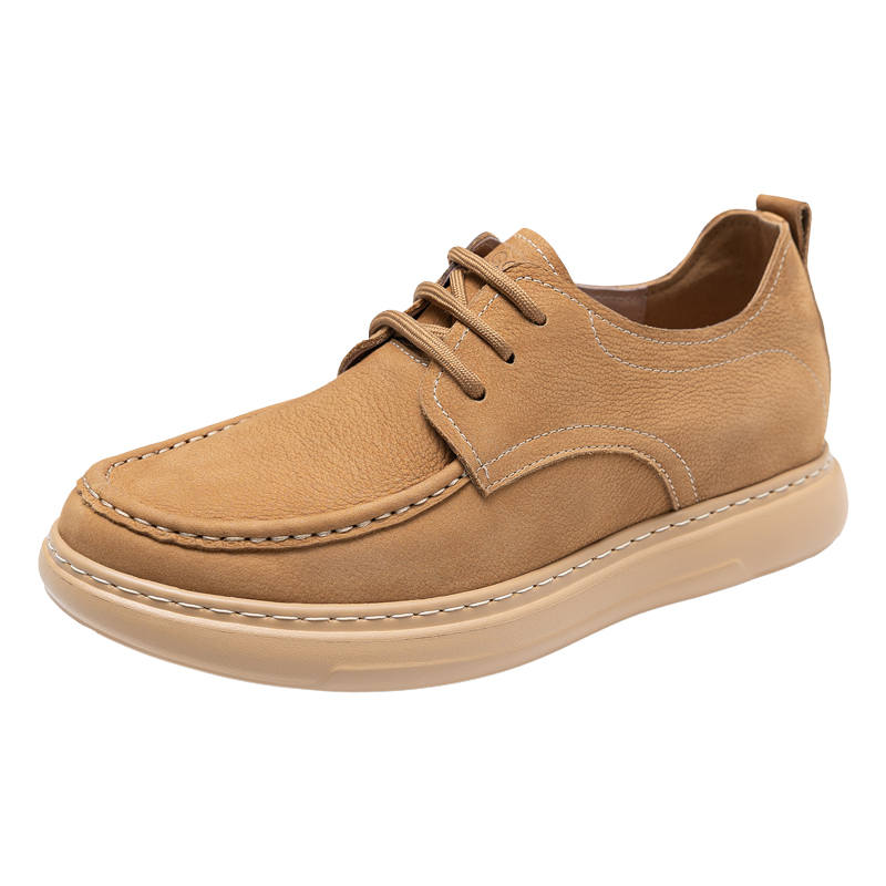 GOG Casual Leather Shoes Men's Low Top Brown