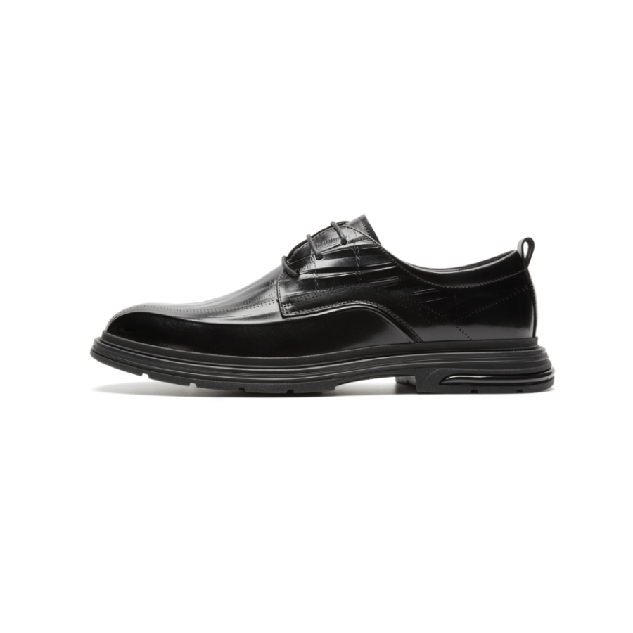 AOKANG Casual Leather Shoes Men's Black