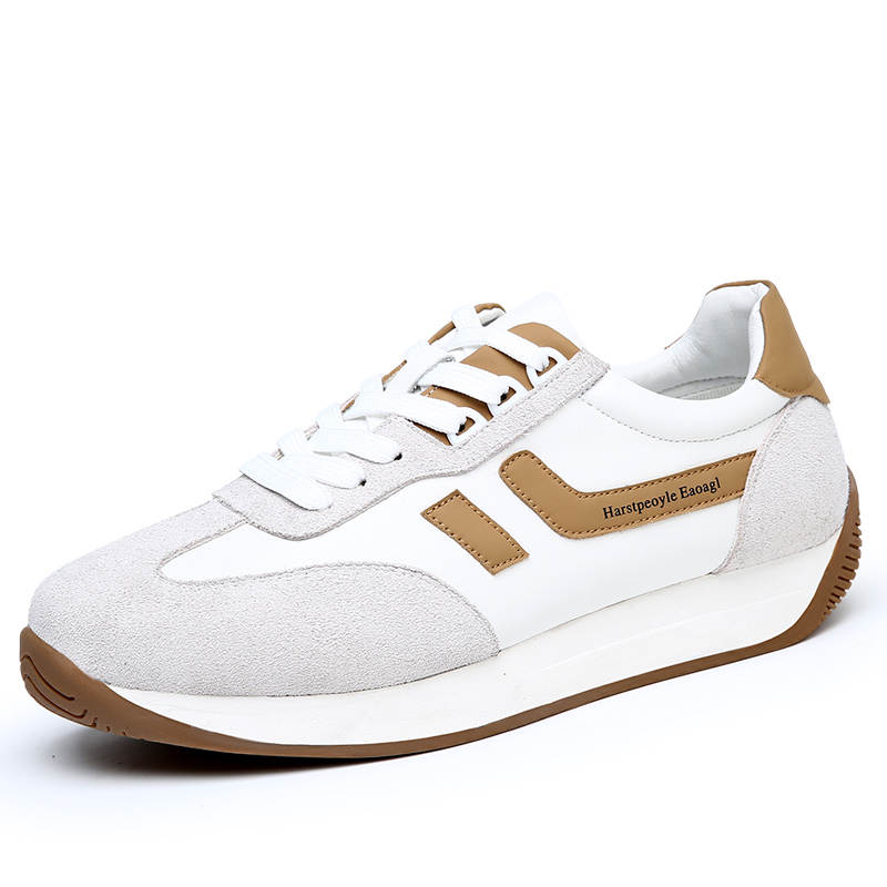 KACHILANG Cow Split Leather Low top Casual Shoes Men's
