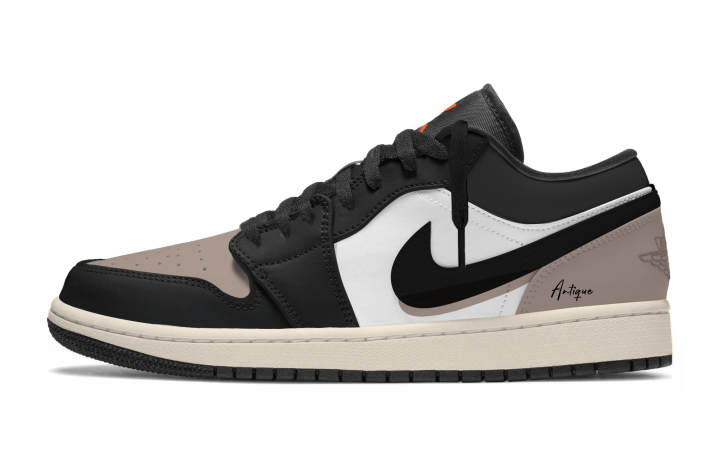 Jordan Jordan Air Jordan 1 Chestnut Rice Synthetic Leather Cushioning Abrasion Resistant Cushioning, Wear Resistant Low top