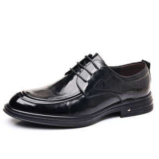 Kaltendin Top Grain Sheepskin Dress Shoes Men's Black