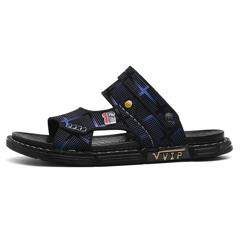 CAOZE Rubber Sole Stitching Abrasion Resistant Abrasion Resistant Slide Slippers Men's