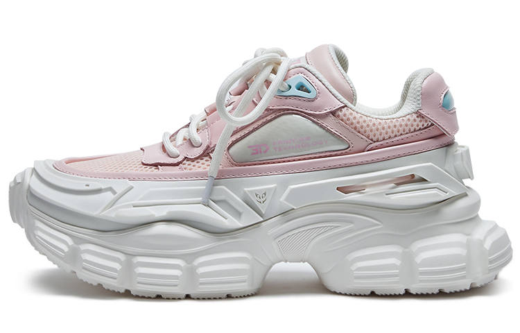 OGR WU Qiankun Wheel Chunky Sneakers Women's Low Top Youth Pink