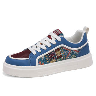SHOUBA Fabric Abrasion Resistant Low top Skateboard Shoes Men's
