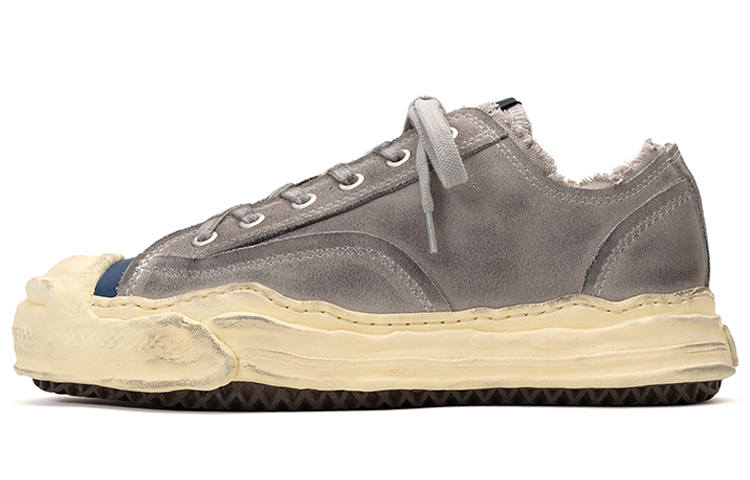 MIHARA YASUHIRO BED J.w. FORD x MIHARA YASUHIRO Hank Low top Stylish Skateboarding Shoes Unisex Gray Distressed