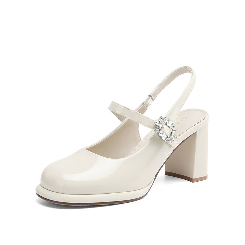 DAPHNE DAPHNE Pu Chunky Heel High Heels Women's