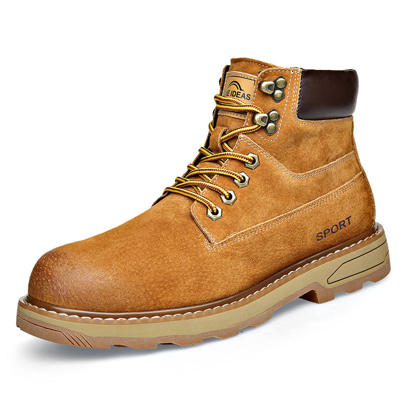 KAQIAODI Combat Boots Men's Black