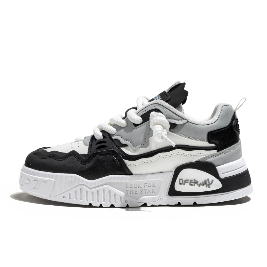 DAOTUSEN Synthetic Leather Slip Resistant Abrasion Resistant Slip Resistant Abrasion Resistant Low top Casual Shoes