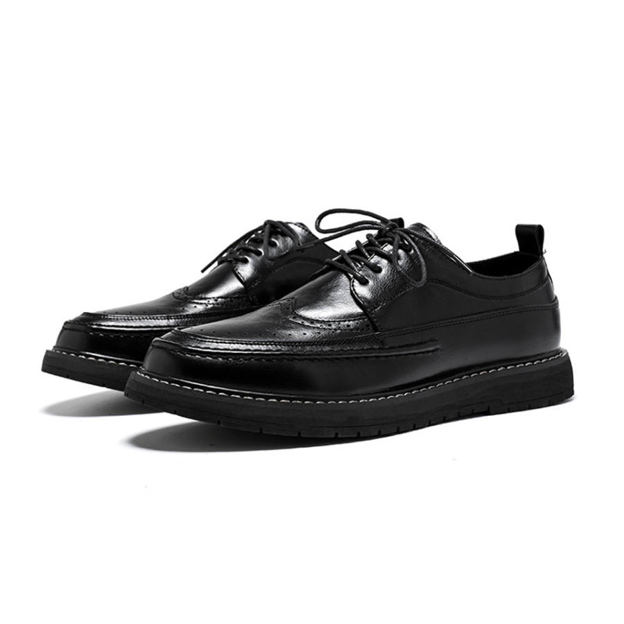 Lanza Lanza Casual Leather Shoes Men's Low Top