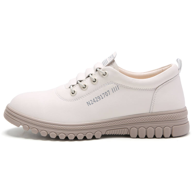 Reivantix Reivanti Microfiber Leather Casual Shoes Women's Beige
