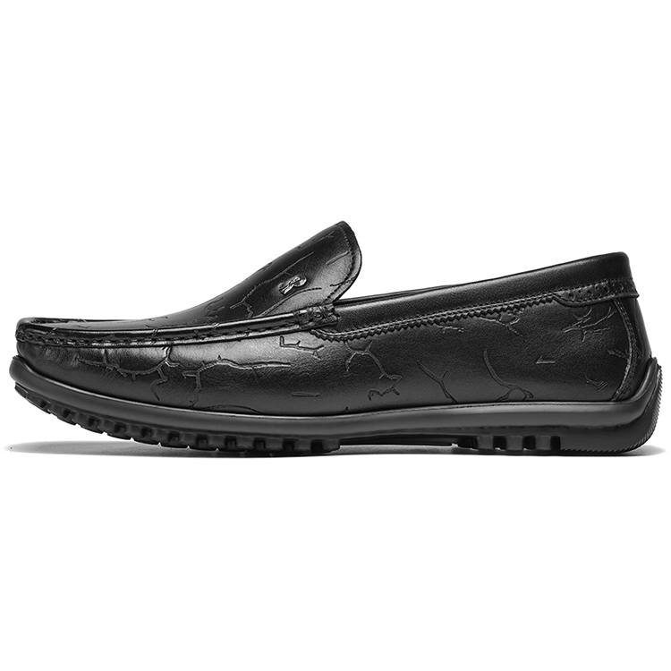 ROBERTA DI CAMERINO Cow Leather Casual Shoes Men's Black