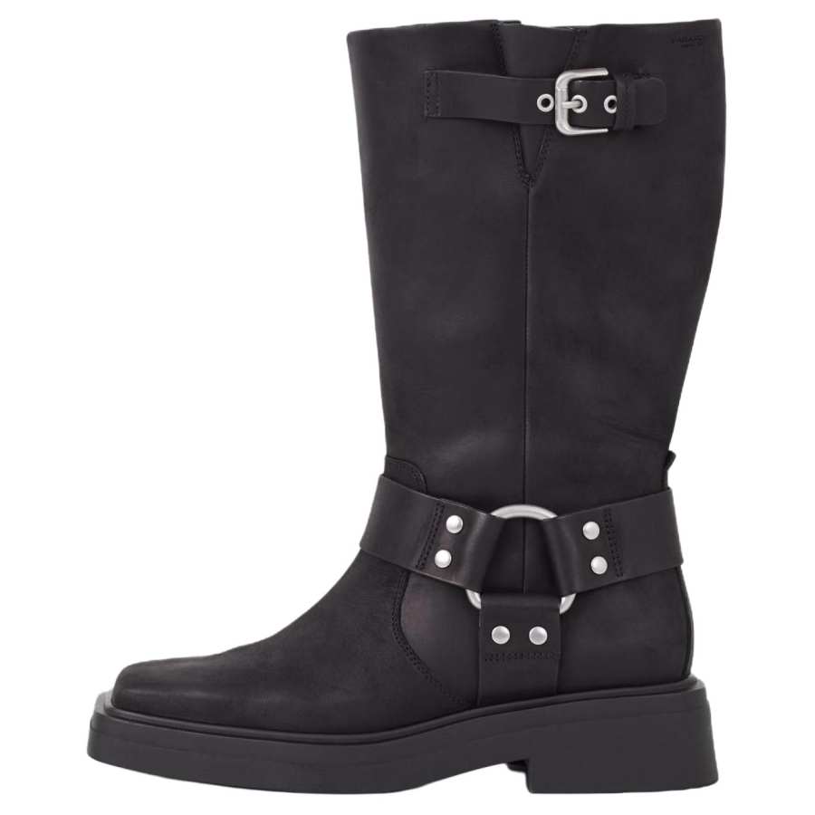 VAGABOND SHOEMAKERS Nubuck Knee high Boots 4.5cm Women's Black