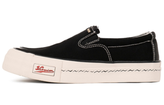 Visvim Pu Stylish Skateboarding Shoes Women's Black