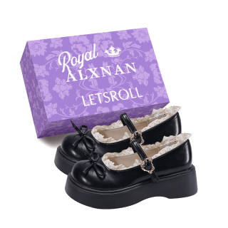 Alxnan Mary Jane Shoes Women's Black