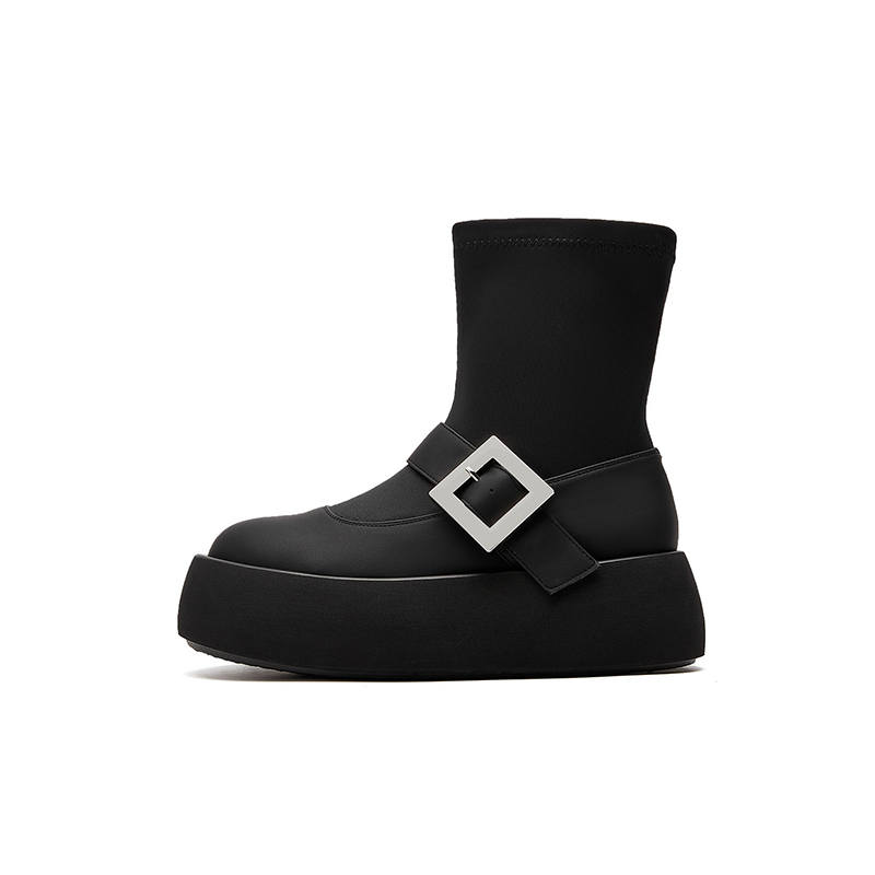 ST&SAT ST&SAT Ankle Boots Women's Black/Ecru