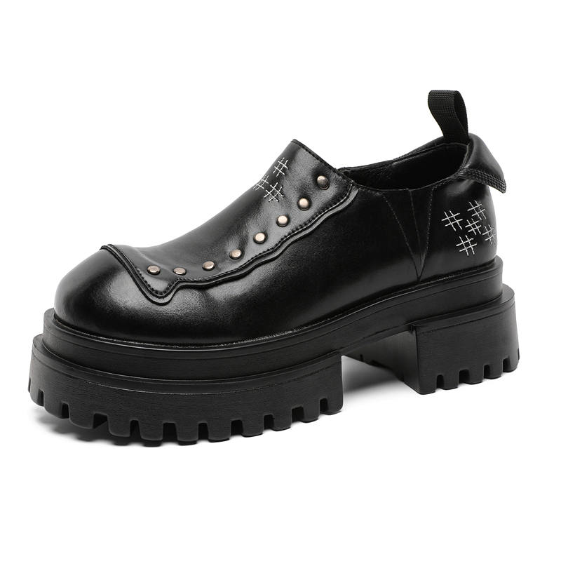 V05 Casual Leather Shoes Men's Low Top