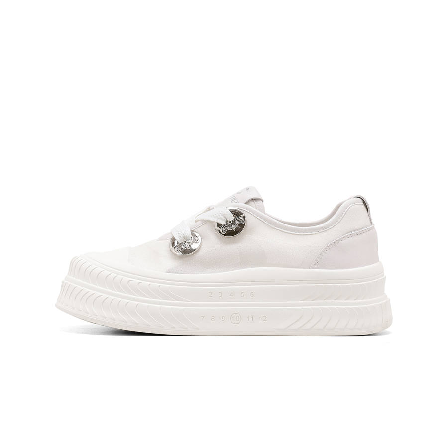 C°BANNER Cow Split Leather Balance Low top Skateboard Shoes Women's