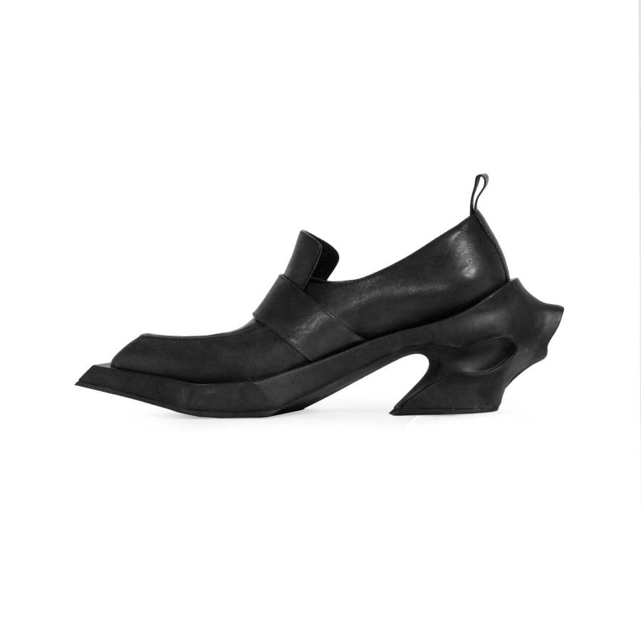 Scry Harmonic Flux Loafer Horse Leather Loafers Women's Black