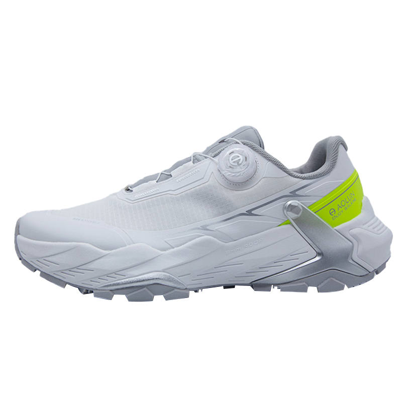 AOLUN White Wing Fabric Low top Commute Hiking Shoes Men's White