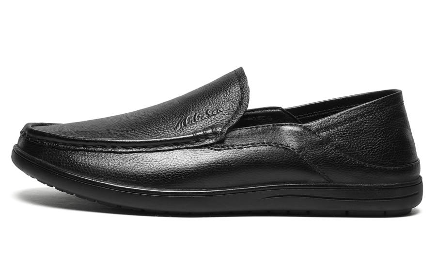 Mulinsen Cow Leather Casual Shoes Men's Black