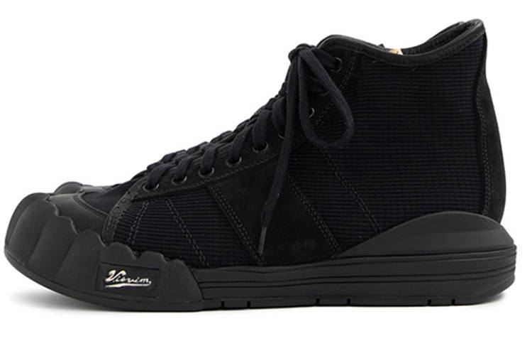 Visvim Skateboard Shoes Men's Mid Top Black